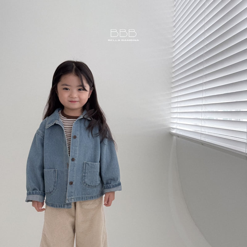 Bella Bambina - Korean Children Fashion - #designkidswear - Half Denim Jacket - 9