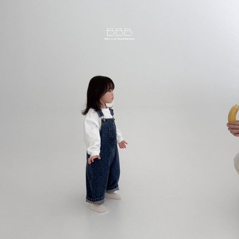 Round Denim Suspender Pants by Bella Bambina for Child - view 11