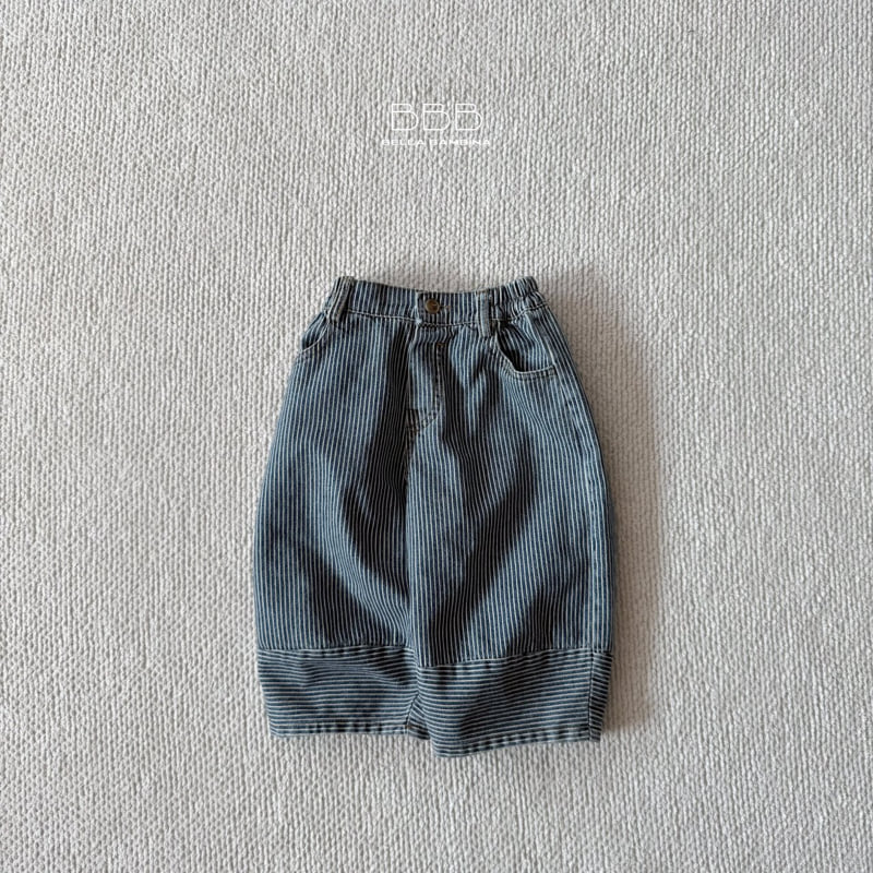 Stripe Denim Pants by Bella Bambina for Child - view 1