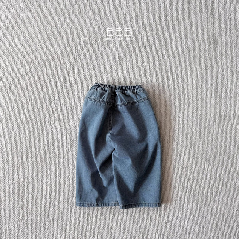 Bella Bambina - Korean Children Fashion - #discoveringself - Loose Denim Pants - 5