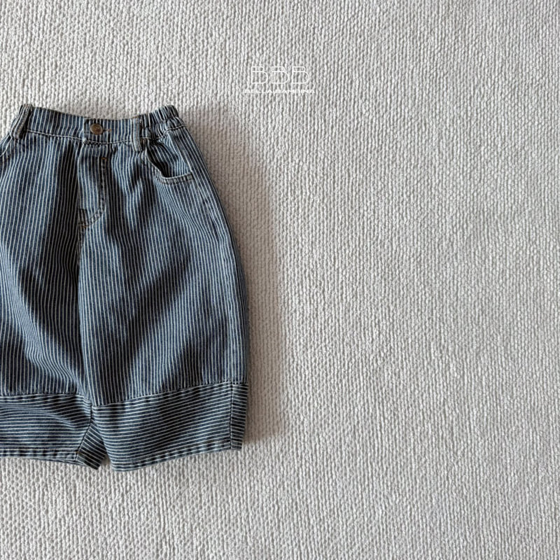 Stripe Denim Pants by Bella Bambina for Child - view 2