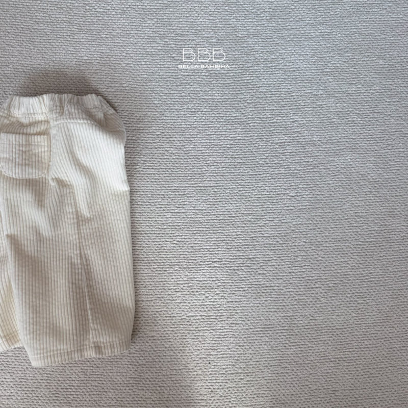 Bella Bambina - Korean Children Fashion - #kidsshorts - Corduroy Pocket Pants - 7
