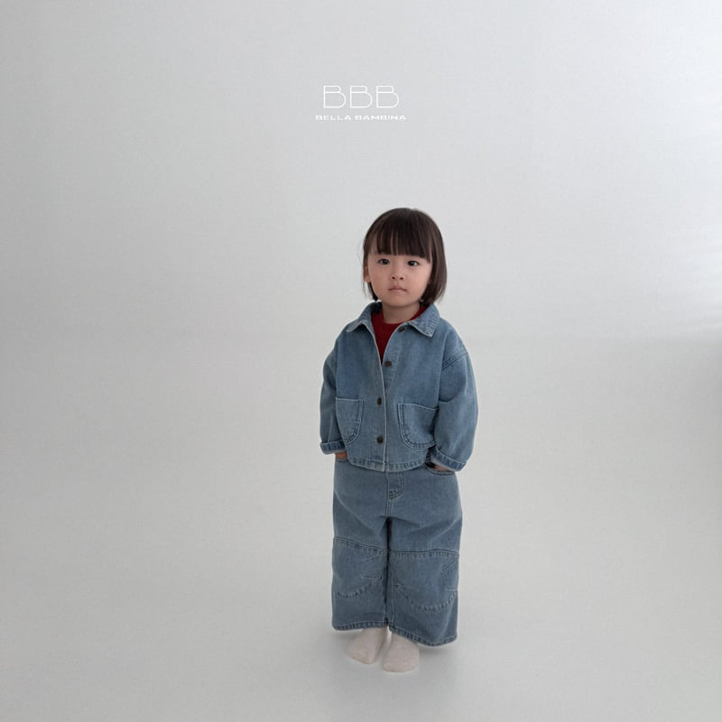 Bella Bambina - Korean Children Fashion - #kidsshorts - Half Denim Jacket - 12