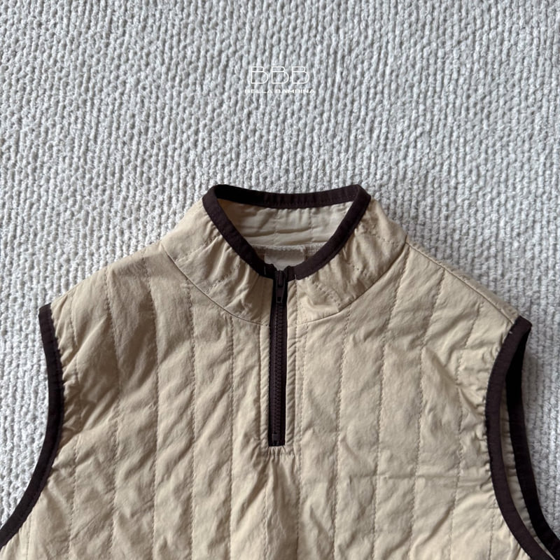 Bella Bambina - Korean Children Fashion - #kidsstore - Binding Color Vest - 5