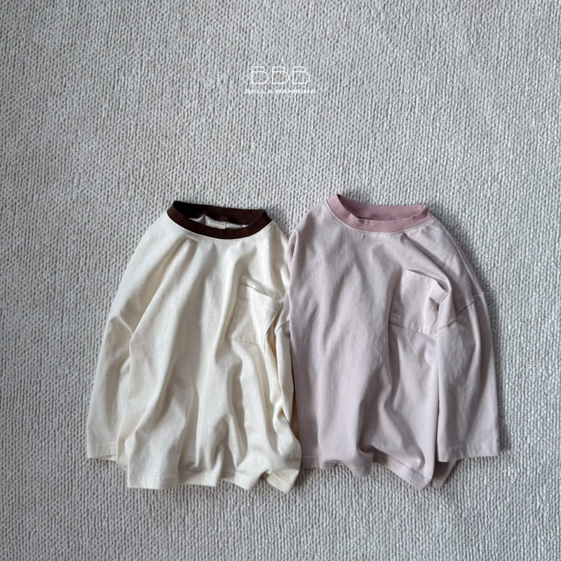 Bella Bambina - Korean Children Fashion - #kidzfashiontrend - Wide Color Boxy Tee