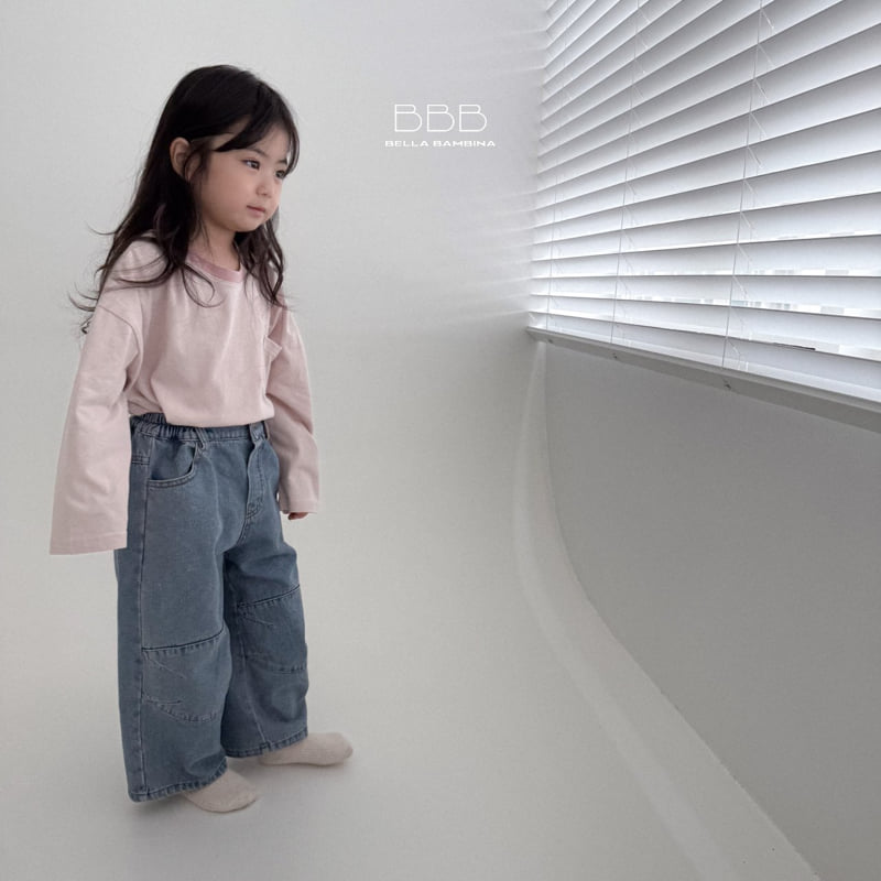 Bella Bambina - Korean Children Fashion - #kidzfashiontrend - Loose Denim Pants - 9