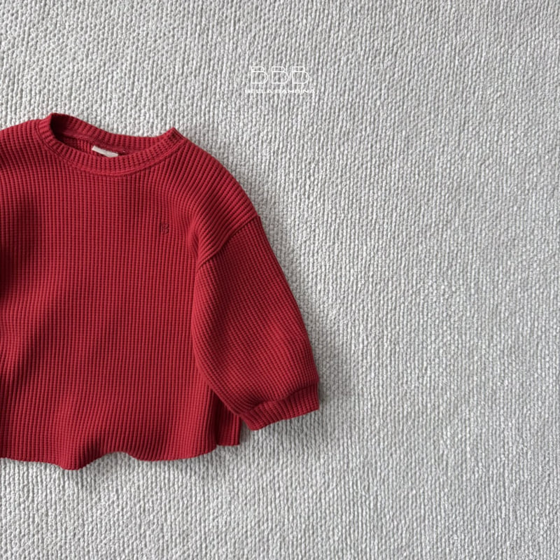 Bella Bambina - Korean Children Fashion - #Kfashion4kids - B Waffle Sweatshirt - 4
