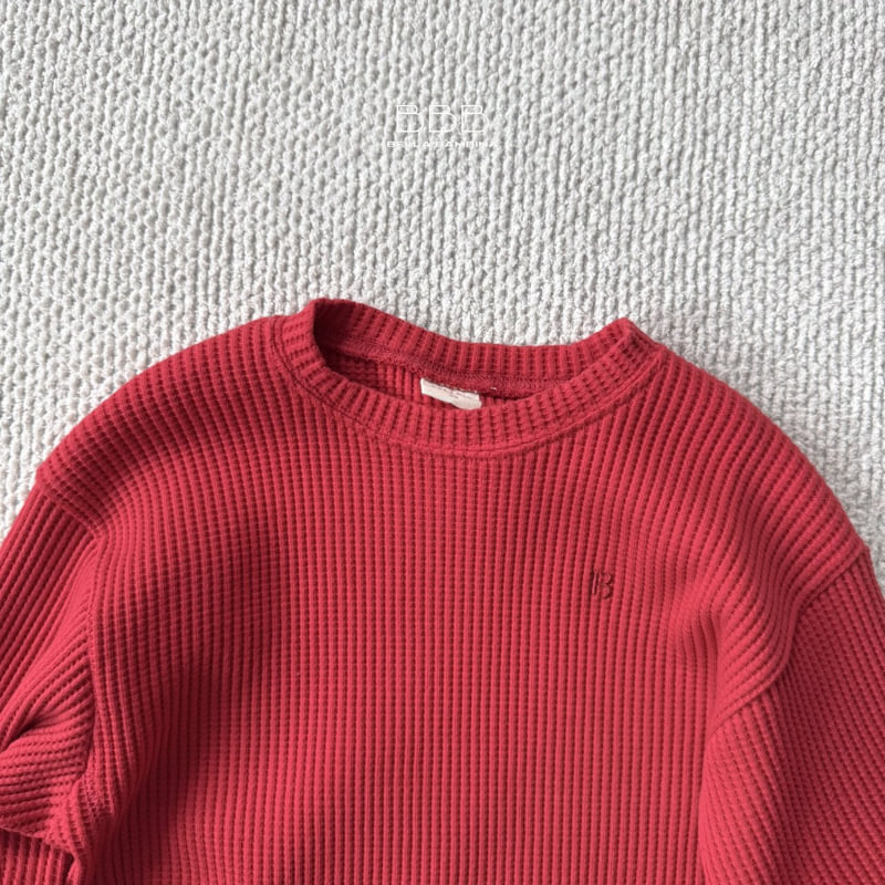 Bella Bambina - Korean Children Fashion - #magicofchildhood - B Waffle Sweatshirt - 5