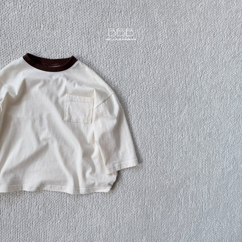 Bella Bambina - Korean Children Fashion - #littlefashionista - Wide Color Boxy Tee - 4