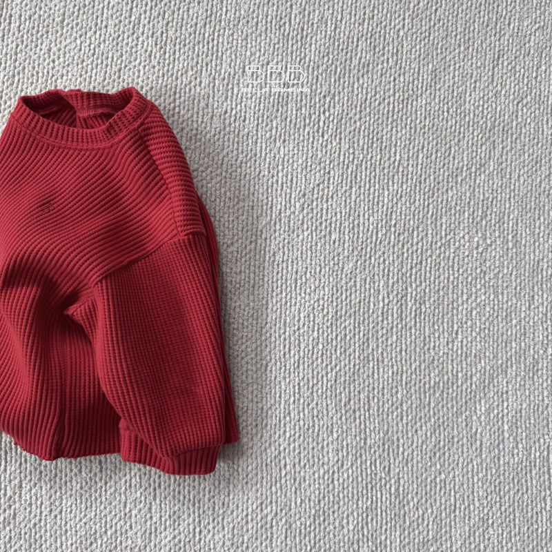 Bella Bambina - Korean Children Fashion - #minifashionista - B Waffle Sweatshirt - 6