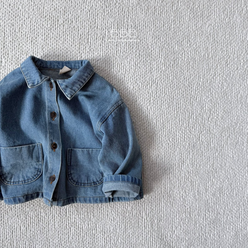 Bella Bambina - Korean Children Fashion - #minifashionista - Half Denim Jacket - 2