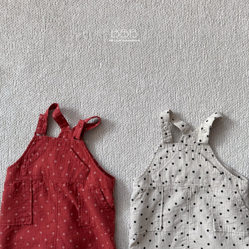 Bella Bambina - Korean Children Fashion - #prettylittlegirls - Dot Suspender One-piece - 2