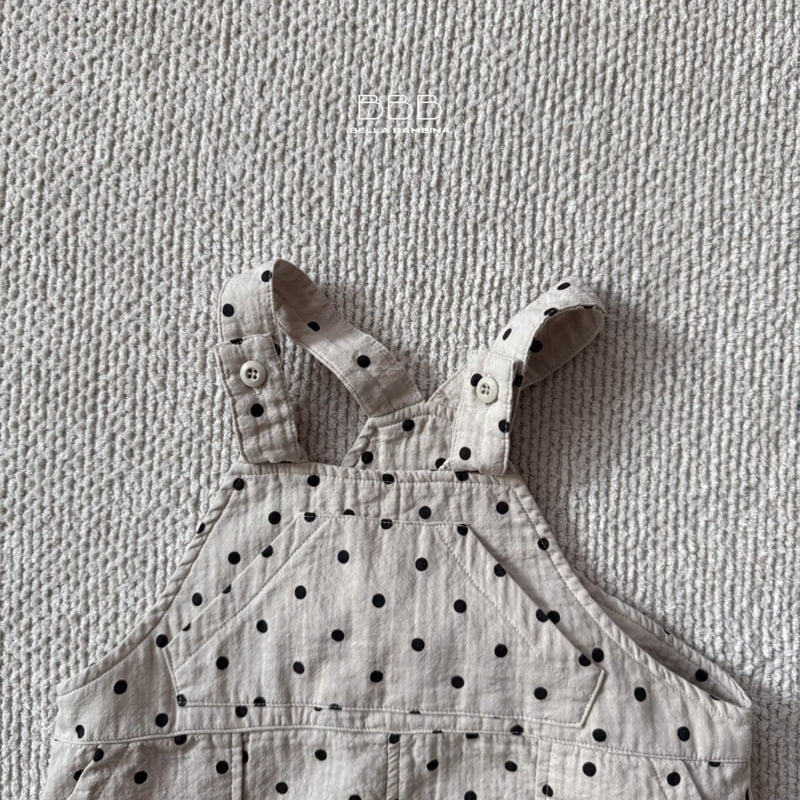 Bella Bambina - Korean Children Fashion - #stylishchildhood - Dot Suspender One-piece - 5