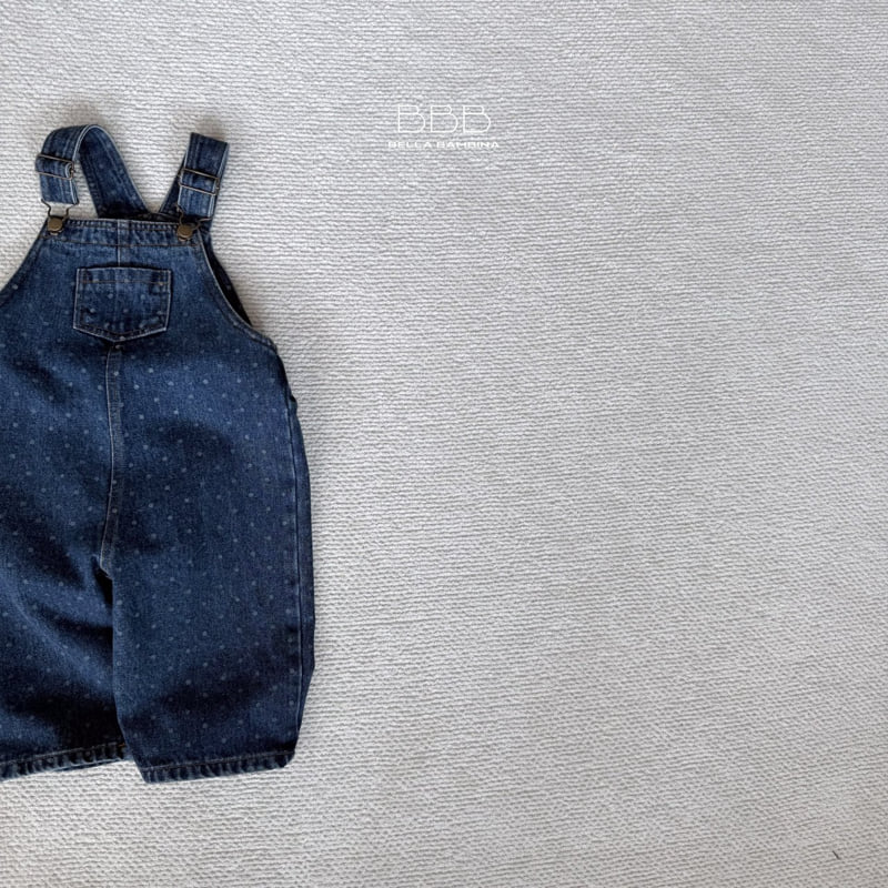 Round Denim Suspender Pants by Bella Bambina for Child - view 5