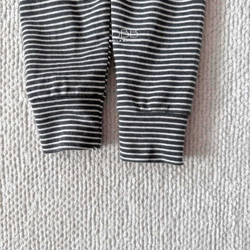 Bella Bambina - Korean Children Fashion - #todddlerfashion - Stripe Banded Shorts - 6