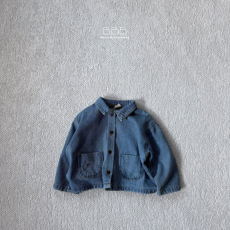 Bella Bambina - Korean Children Fashion - #prettylittlegirls - Half Denim Jacket - 4