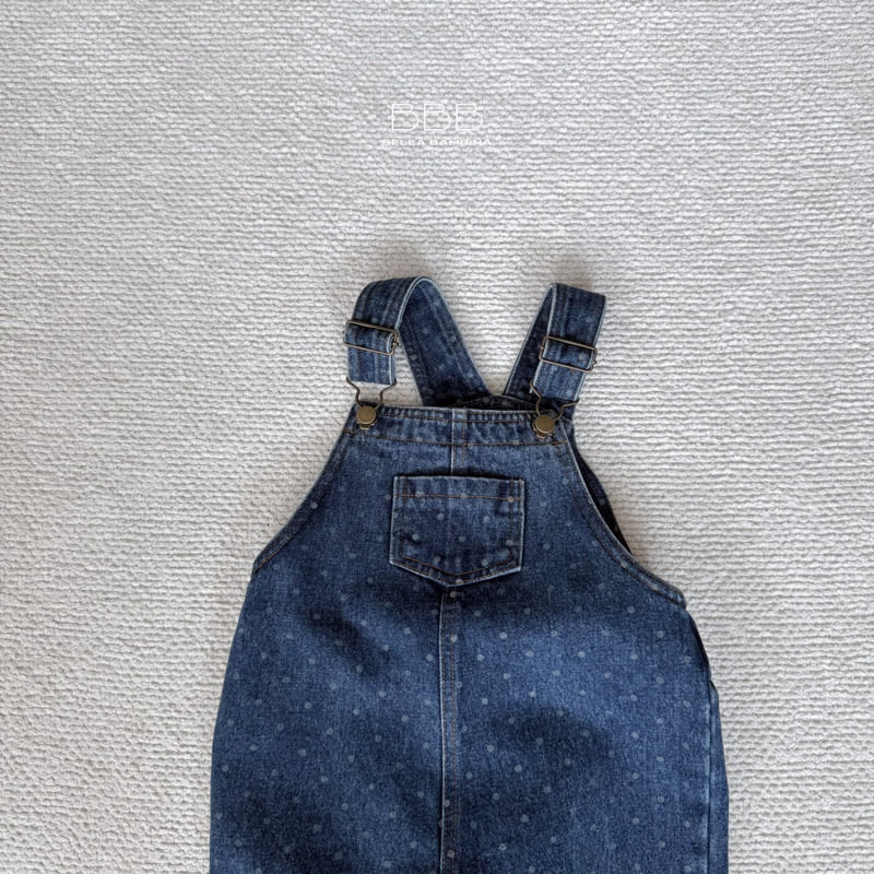 Round Denim Suspender Pants by Bella Bambina for Child - view 6
