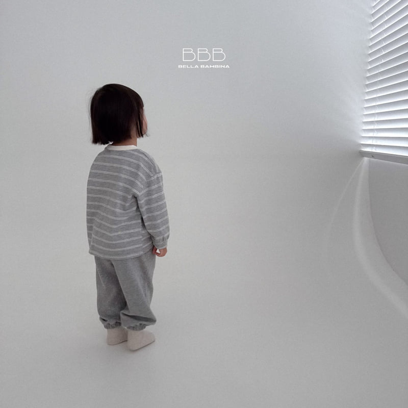 Bella Bambina - Korean Children Fashion - #toddlerclothing - Note Stripe Boxy Tee - 11