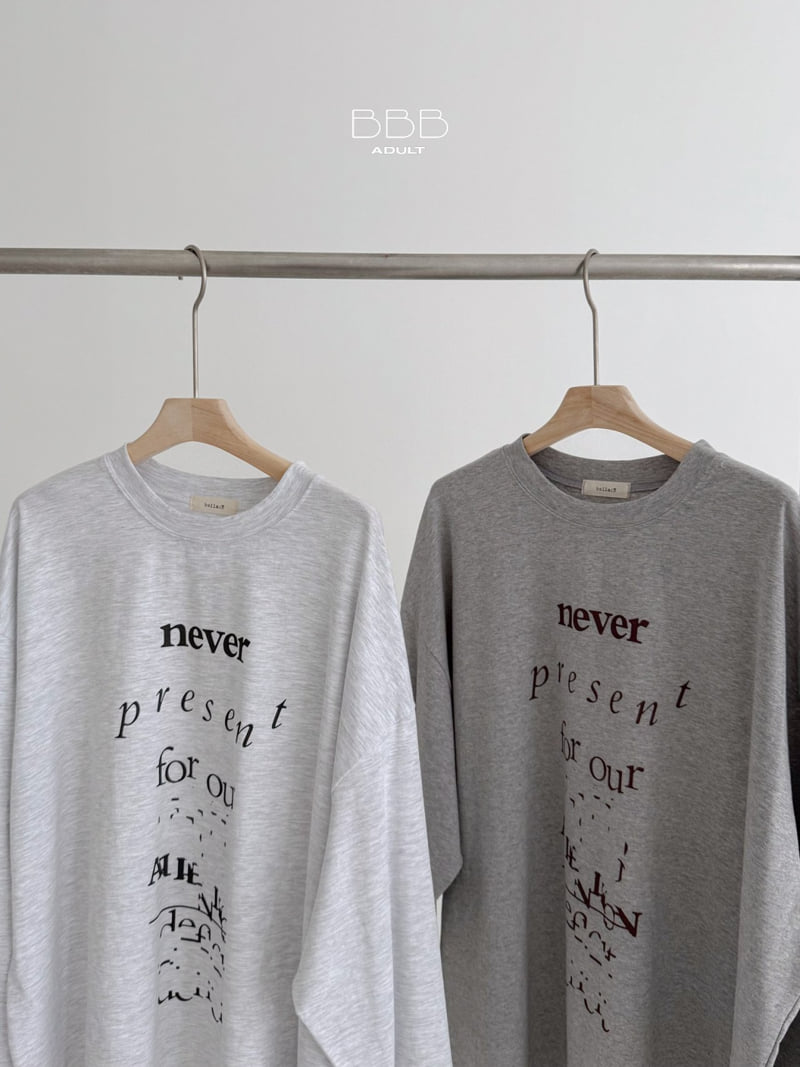 Bella Bambina - Korean Women Fashion - #vintageinspired - Never Tee (Adult) - 2