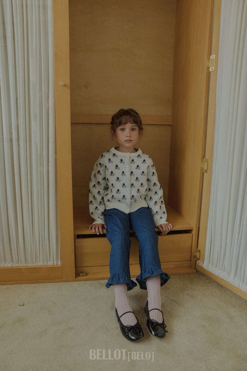 Bellot - Korean Children Fashion - #kidsshorts - Frill Denim Pants - 6