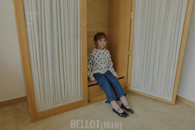 Bellot - Korean Children Fashion - #kidsstore - Frill Denim Pants - 7