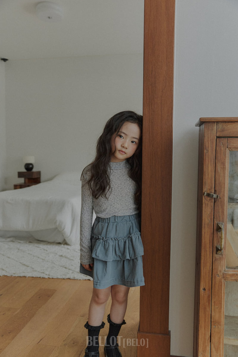 Bellot - Korean Children Fashion - #kidsstore - Jasmine Turtleneck Tee - 4