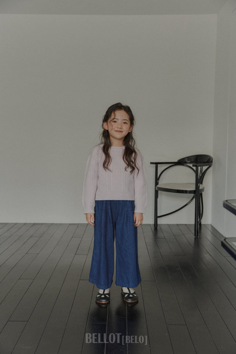 Bellot - Korean Children Fashion - #magicofchildhood - Slub Denim Pants - 6