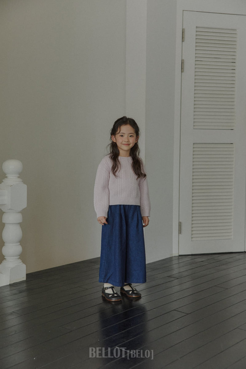 Bellot - Korean Children Fashion - #minifashionista - Slub Denim Pants - 7