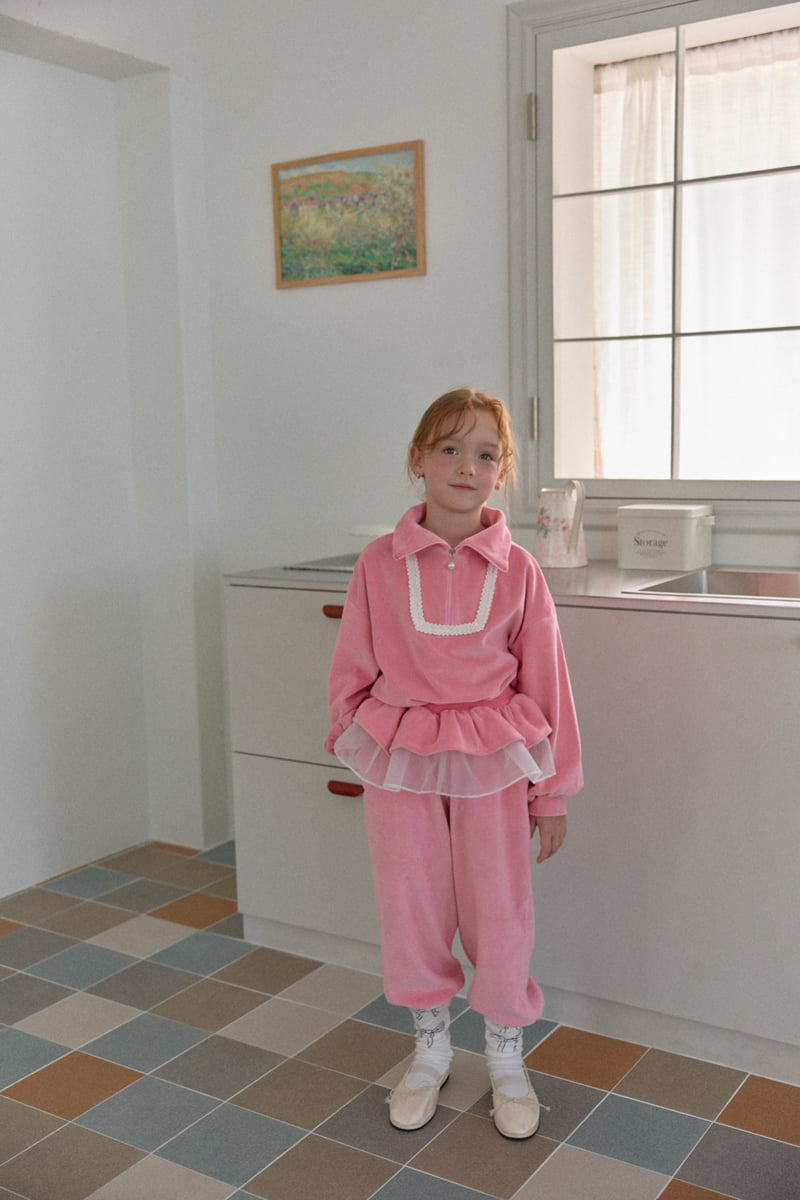 Berry Berry - Korean Children Fashion - #childofig - Velour Set - 11
