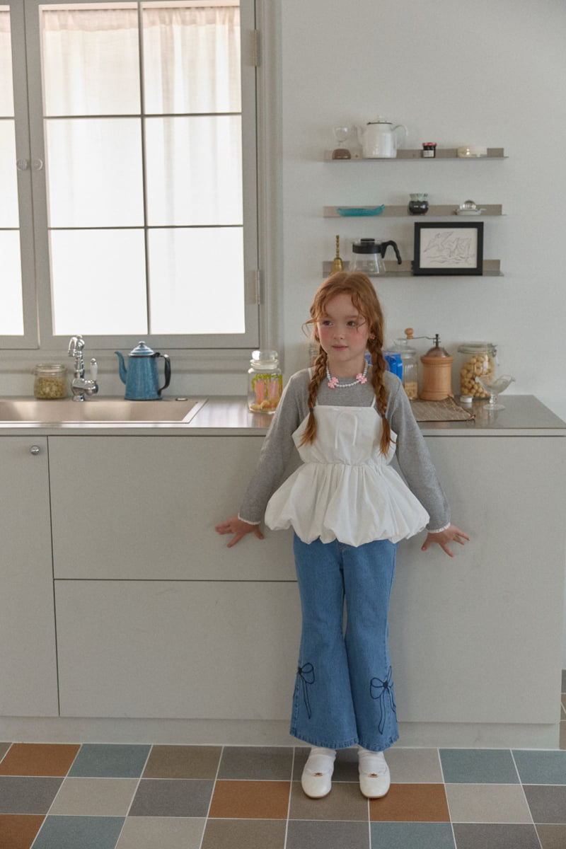 Berry Berry - Korean Children Fashion - #childofig - Myu Myu Denim Pants - 3