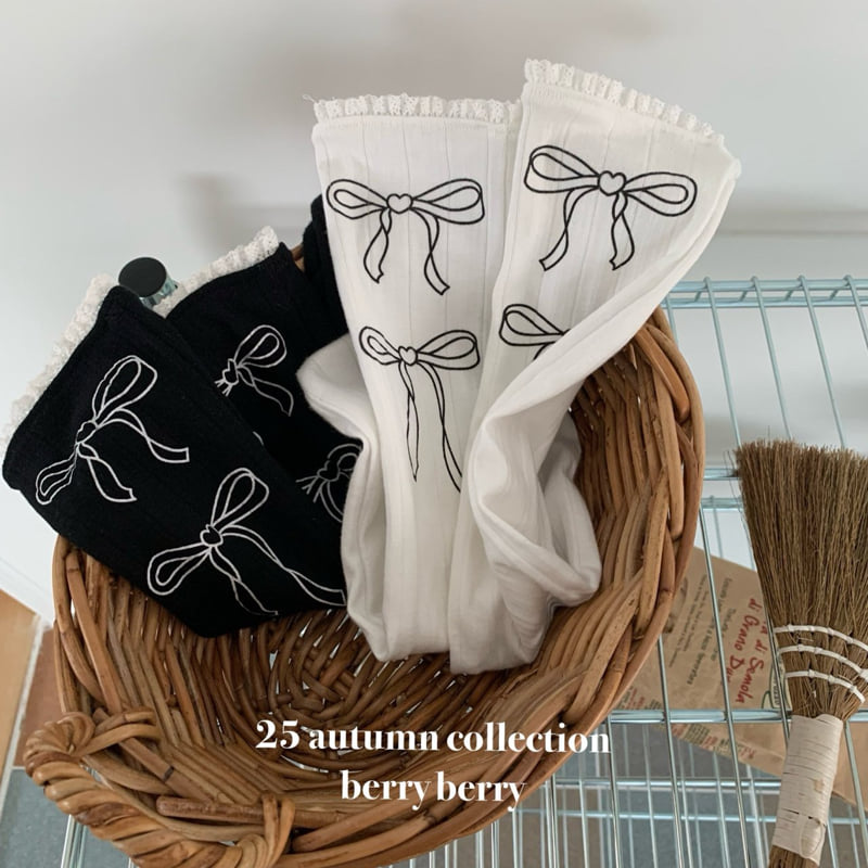 Berry Berry - Korean Children Fashion - #childofig - Ribbon Knee Socks