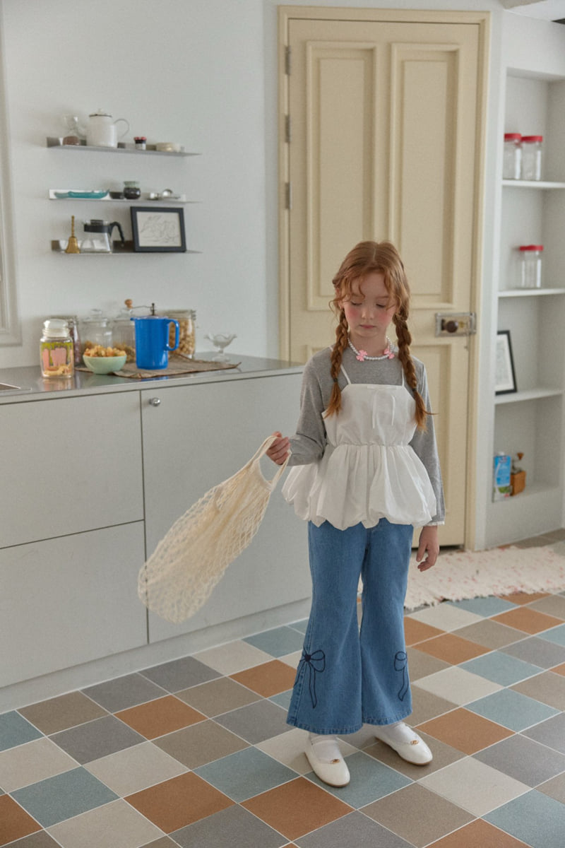 Berry Berry - Korean Children Fashion - #childrensboutique - Myu Myu Denim Pants - 5
