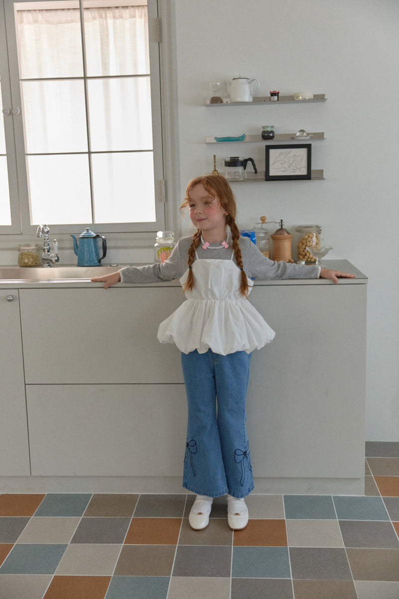 Berry Berry - Korean Children Fashion - #designkidswear - Myu Myu Denim Pants - 6