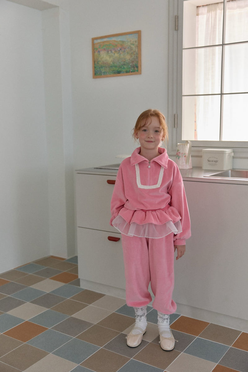 Berry Berry - Korean Children Fashion - #discoveringself - Velour Set