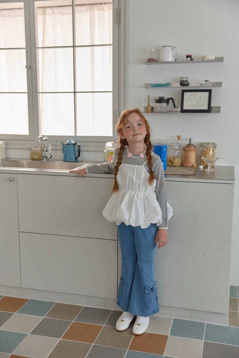 Berry Berry - Korean Children Fashion - #fashionkids - Myu Myu Denim Pants - 8