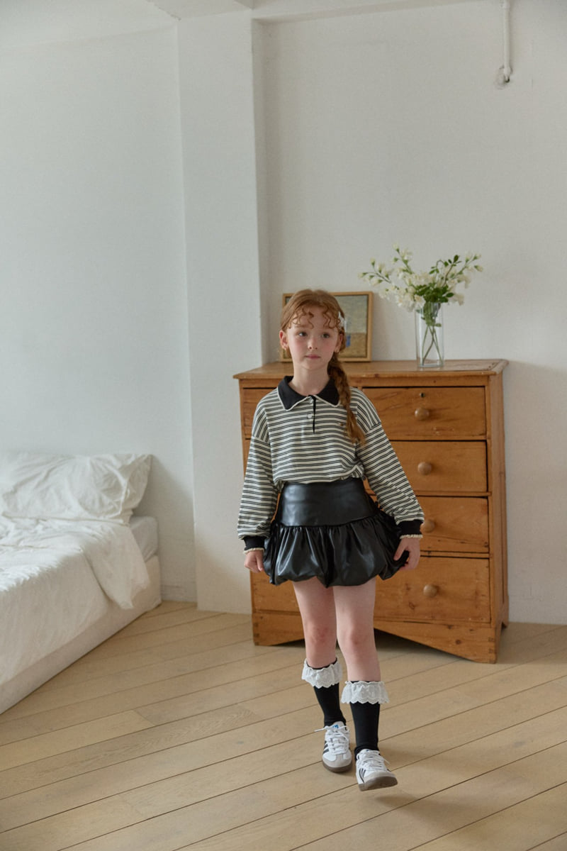 Berry Berry - Korean Children Fashion - #fashionkids - Pony Collar Tee - 11