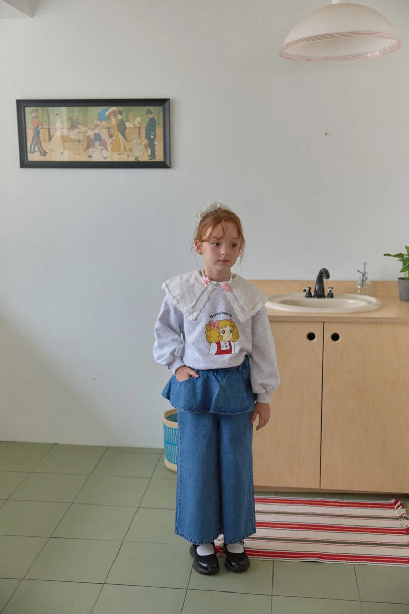 Berry Berry - Korean Children Fashion - #fashionkids - Marron Skirt Pants - 5