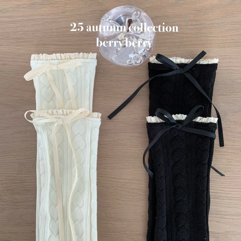 Berry Berry - Korean Children Fashion - #fashionkids - Heart Knee Socks