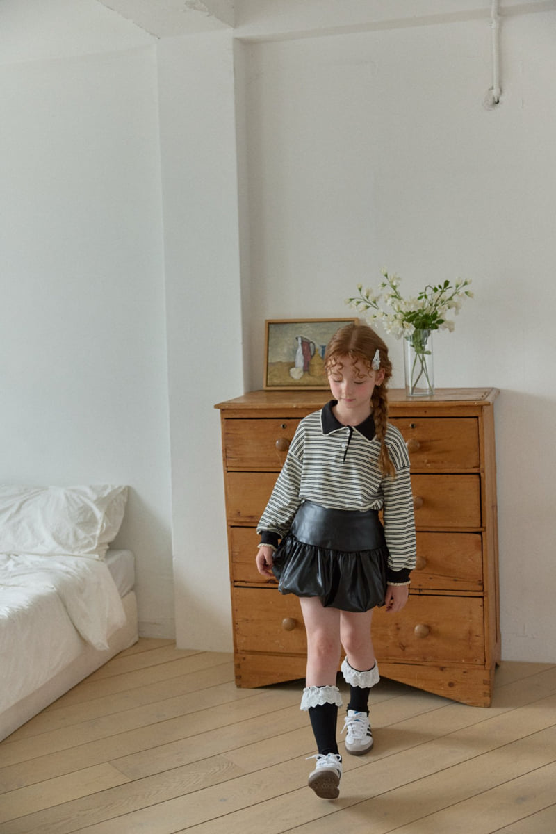 Berry Berry - Korean Children Fashion - #kidsshorts - Pony Collar Tee - 12