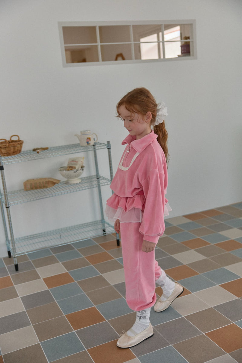 Berry Berry - Korean Children Fashion - #kidzfashiontrend - Velour Set - 5