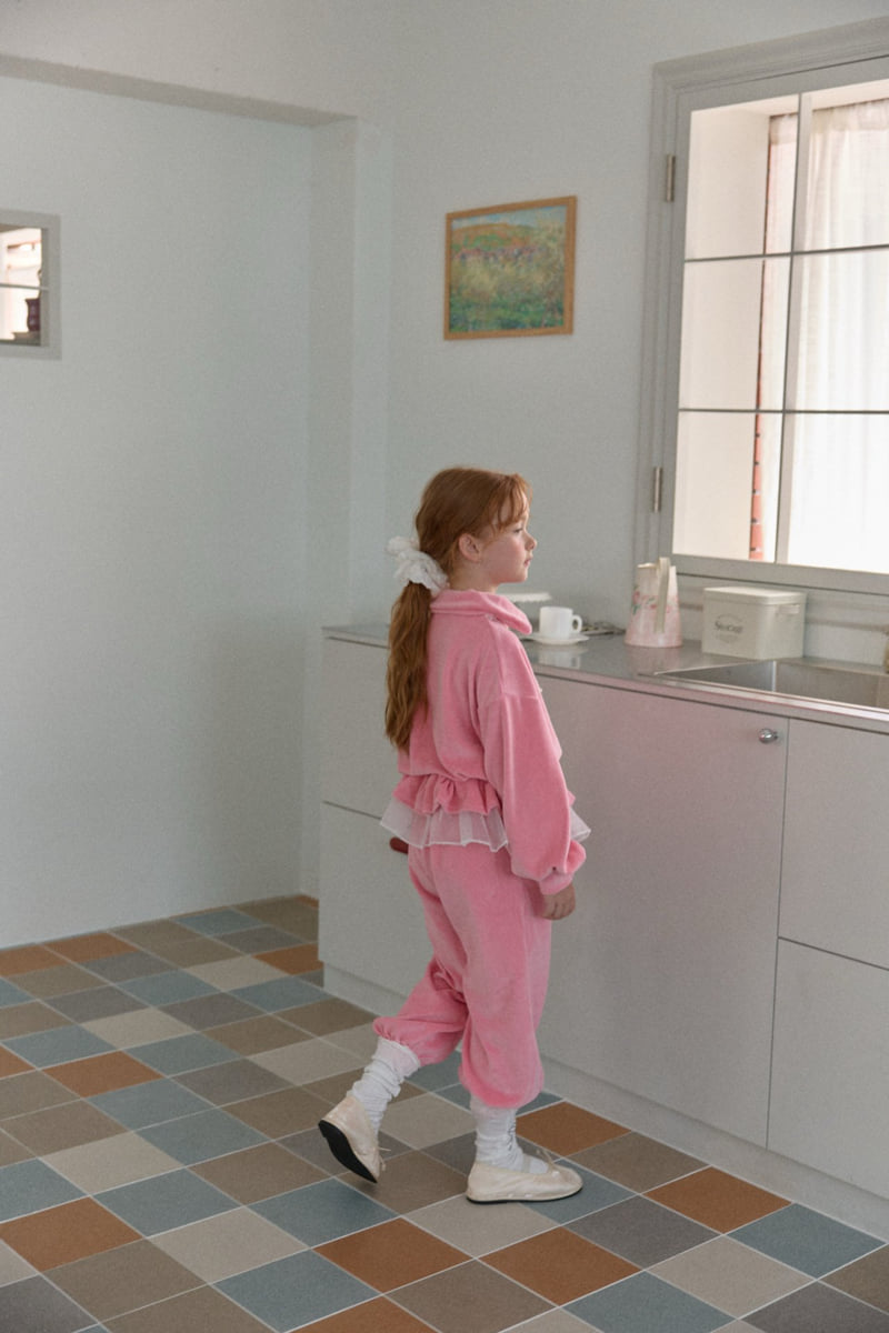 Berry Berry - Korean Children Fashion - #littlefashionista - Velour Set - 7