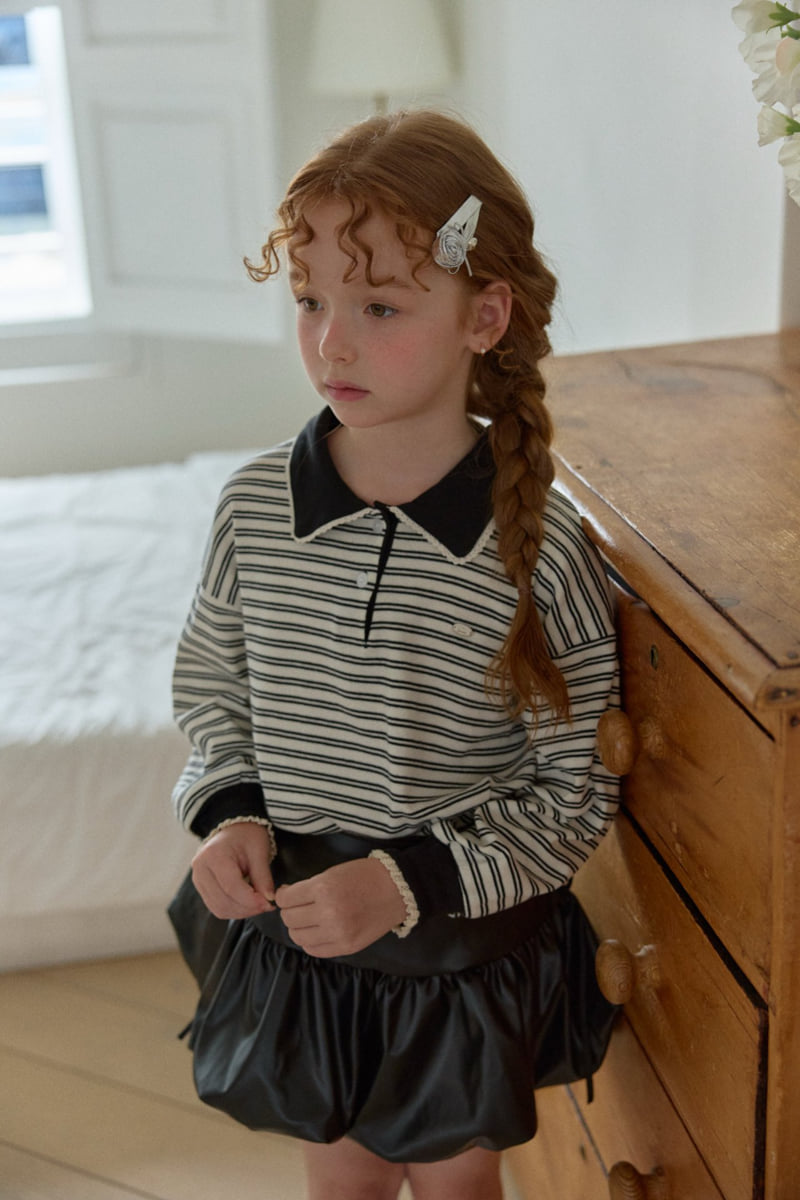 Berry Berry - Korean Children Fashion - #magicofchildhood - Pony Collar Tee