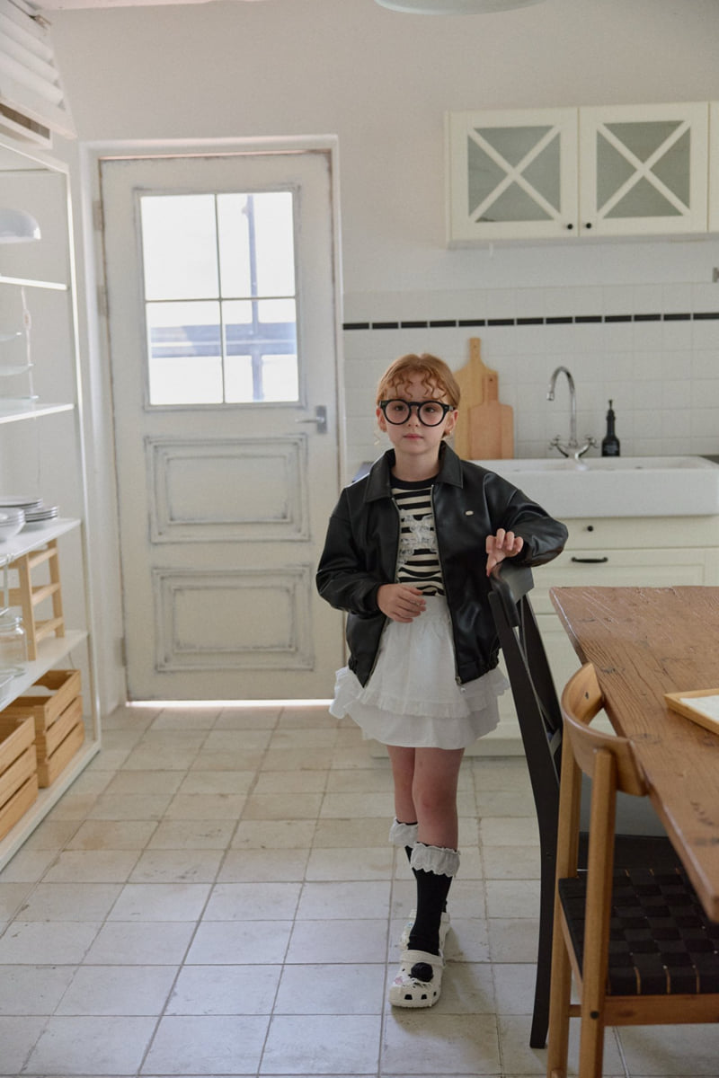 Berry Berry - Korean Children Fashion - #littlefashionista - Black Jacket - 4