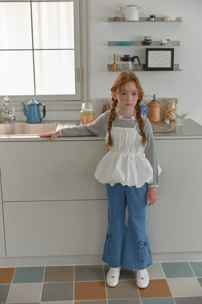 Berry Berry - Korean Children Fashion - #minifashionista - Myu Myu Denim Pants