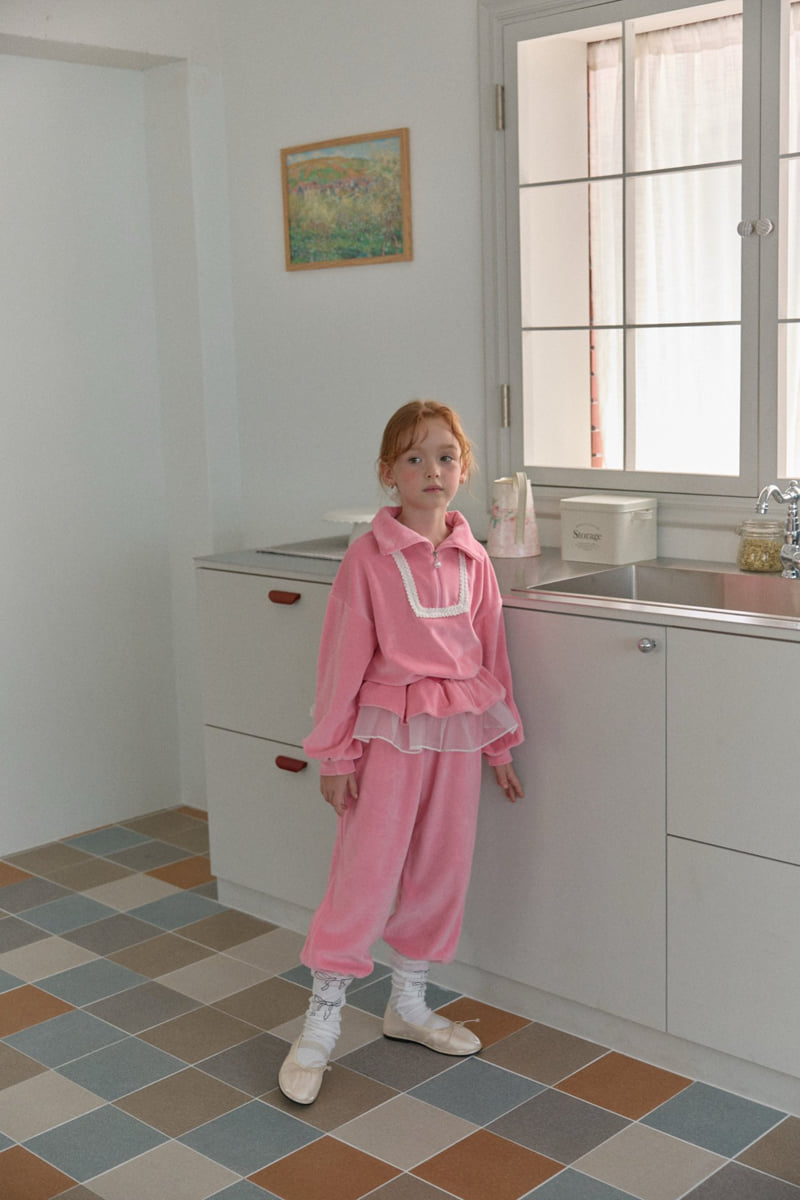 Berry Berry - Korean Children Fashion - #prettylittlegirls - Velour Set - 10