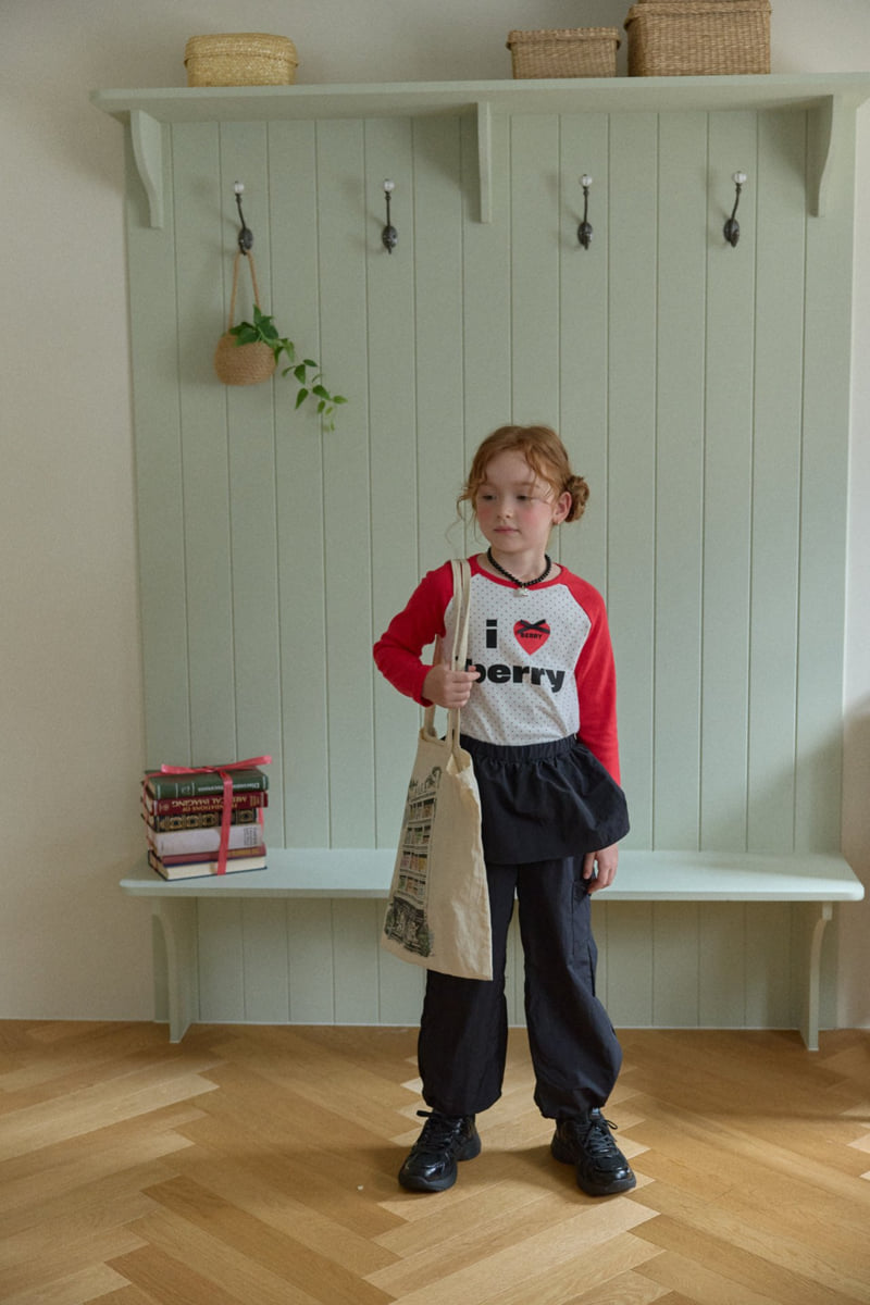 Berry Berry - Korean Children Fashion - #stylishchildhood - I Love Raglan Tee - 10