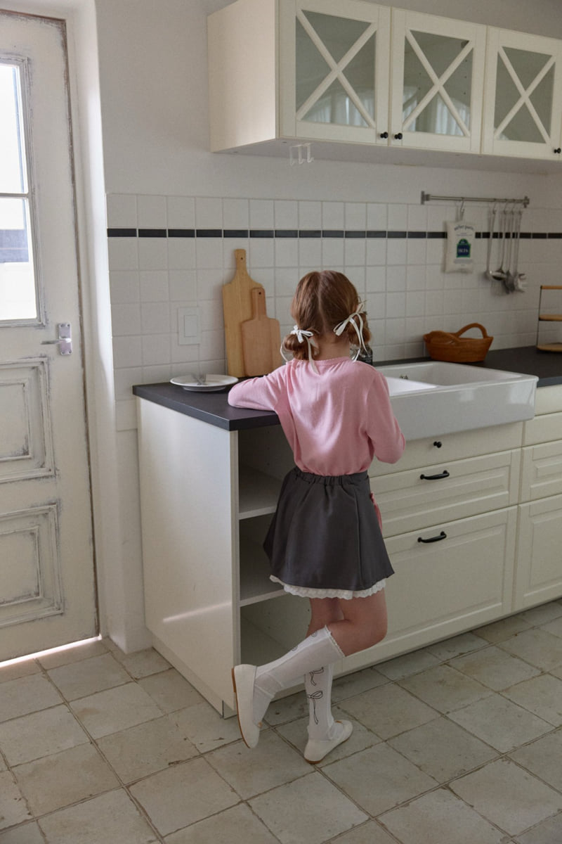 Berry Berry - Korean Children Fashion - #stylishchildhood - Peach Skirt - 7