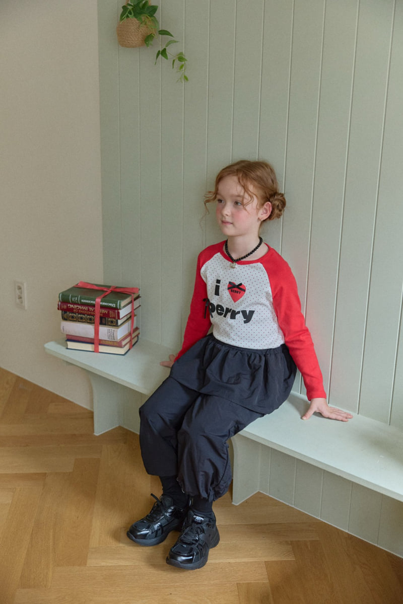 Berry Berry - Korean Children Fashion - #todddlerfashion - I Love Raglan Tee - 8
