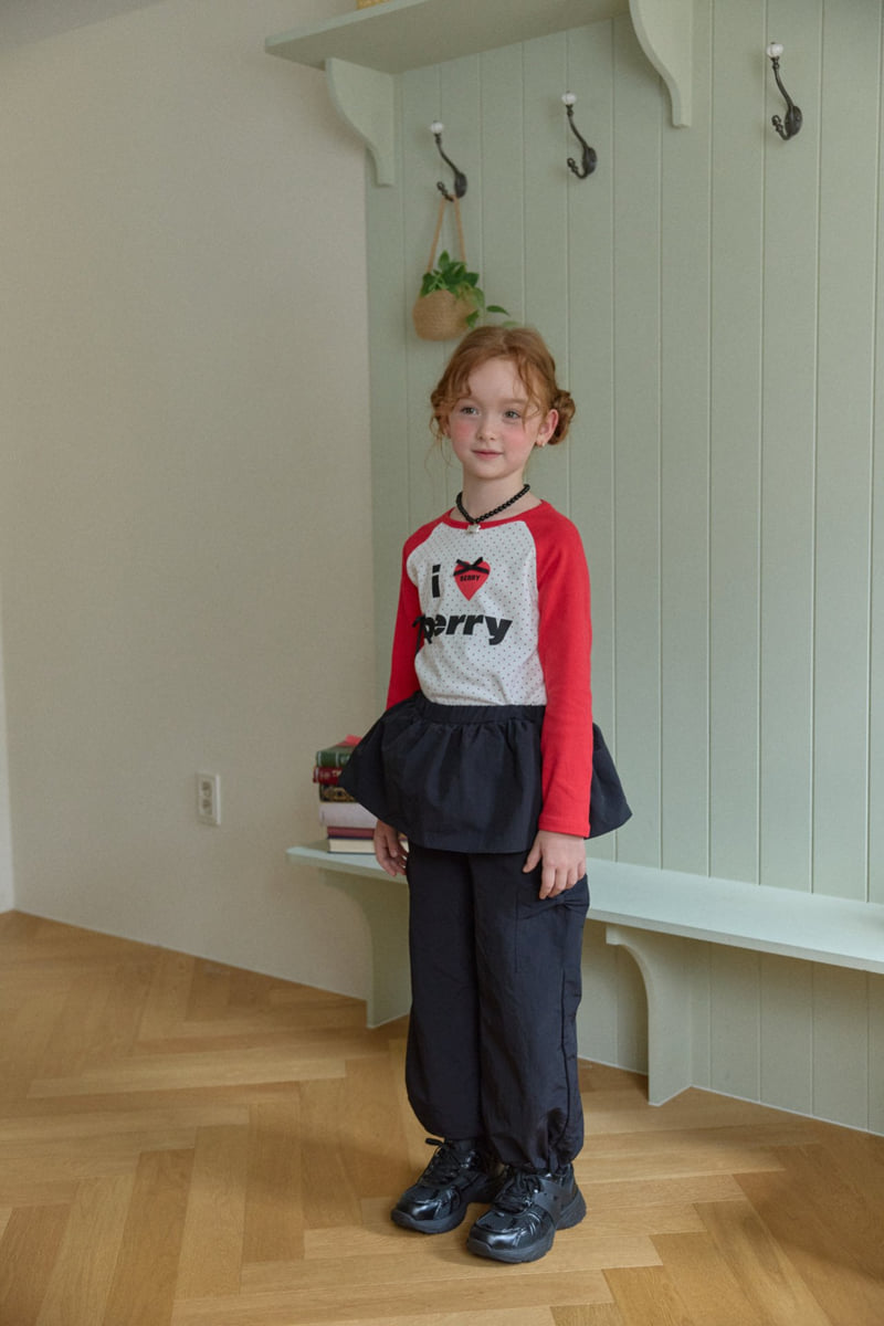 Berry Berry - Korean Children Fashion - #toddlerclothing - I Love Raglan Tee - 9