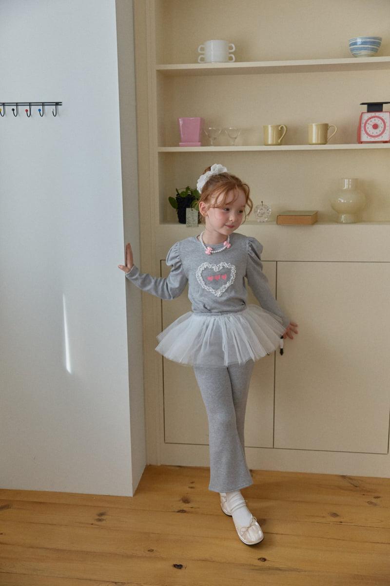 Berry Berry - Korean Children Fashion - #toddlerclothing - Heart in Heart Set - 12